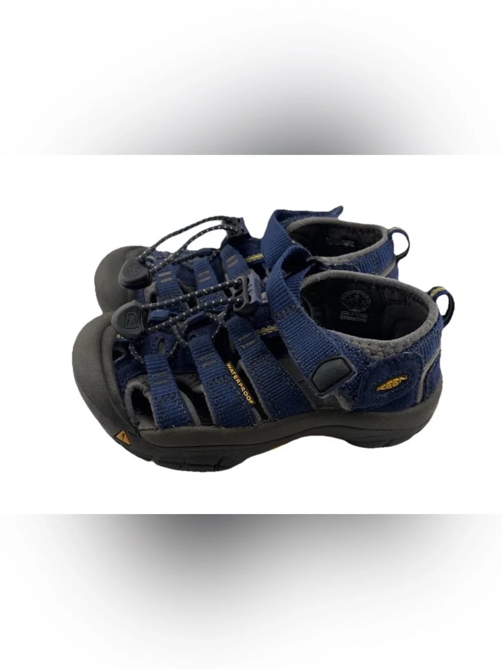 KEEN Newport H2 Waterproof Sandals Youth Size 10 Blue Hiking Water Shoes